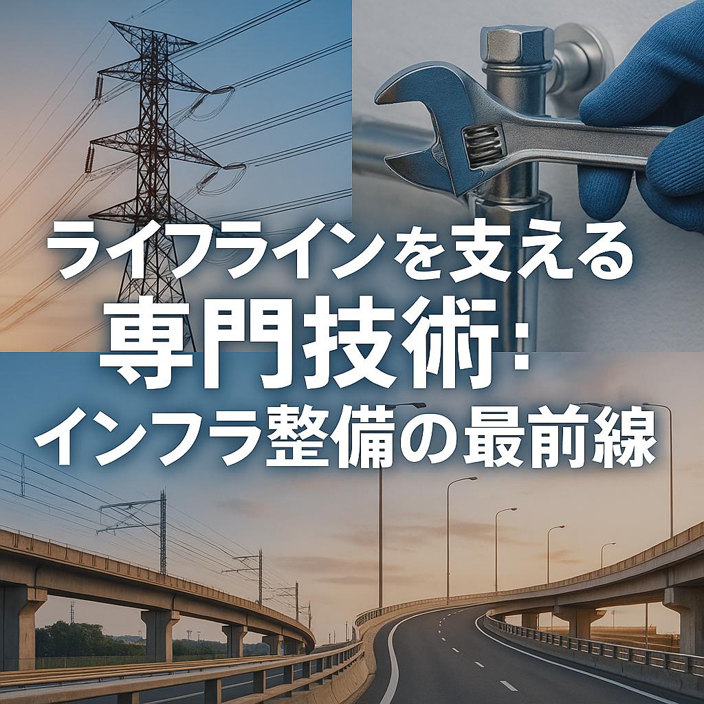 ライフラインを支える専門技術:インフラ整備の最前線