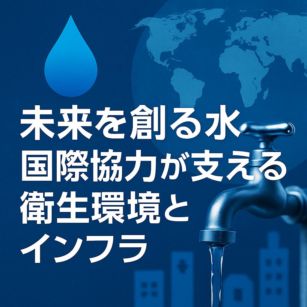 未来を創る水：国際協力が支える衛生環境とインフラ