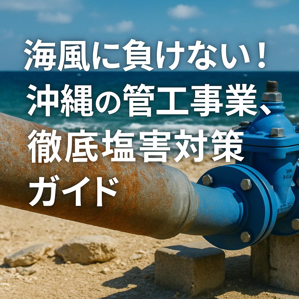 海風に負けない！沖縄の管工事業、徹底塩害対策ガイド
