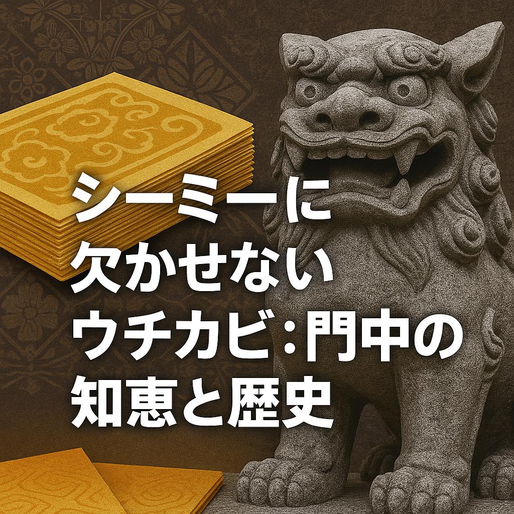 シーミーに欠かせないウチカビ：門中の知恵と歴史