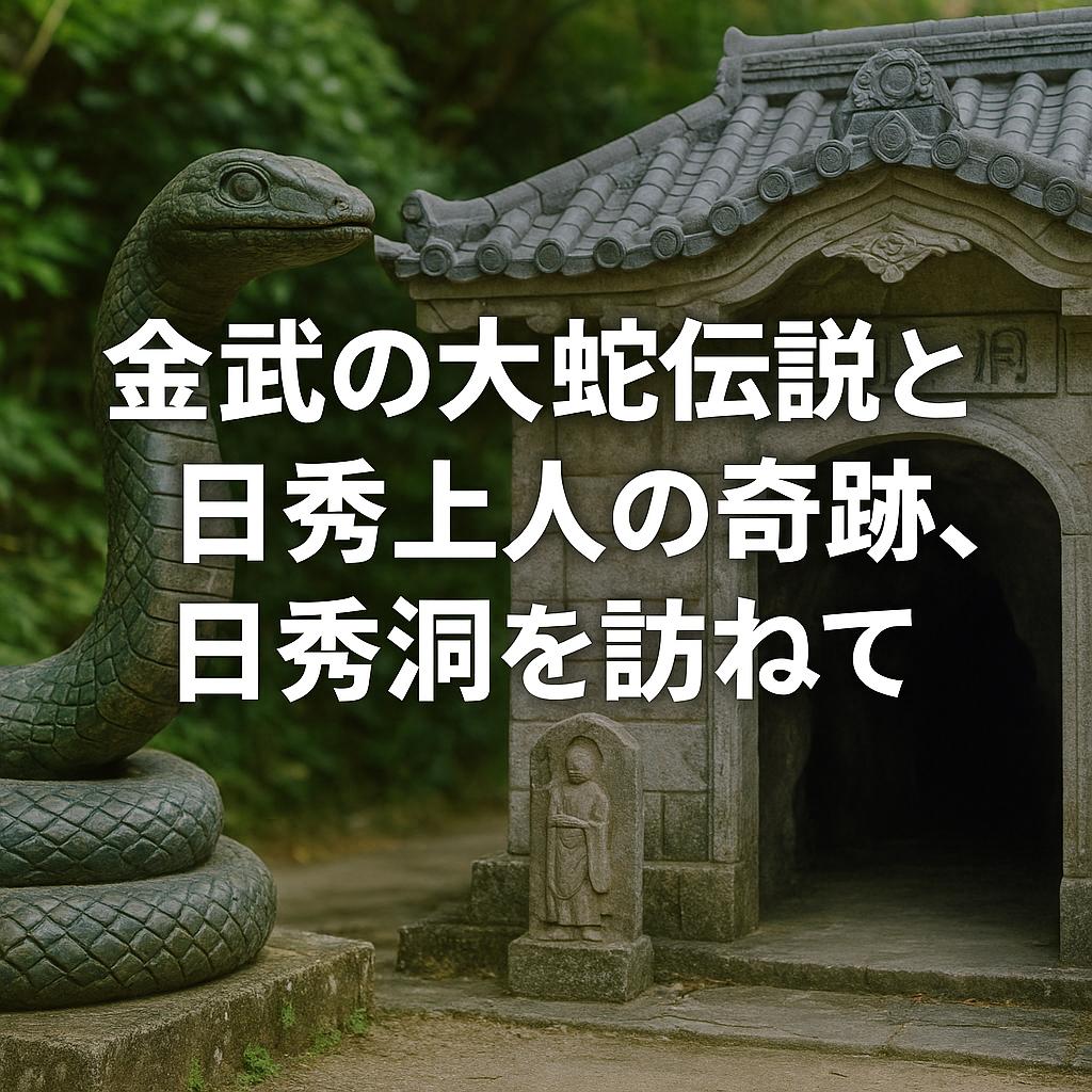 金武の大蛇伝説と日秀上人の奇跡、日秀洞を訪ねて