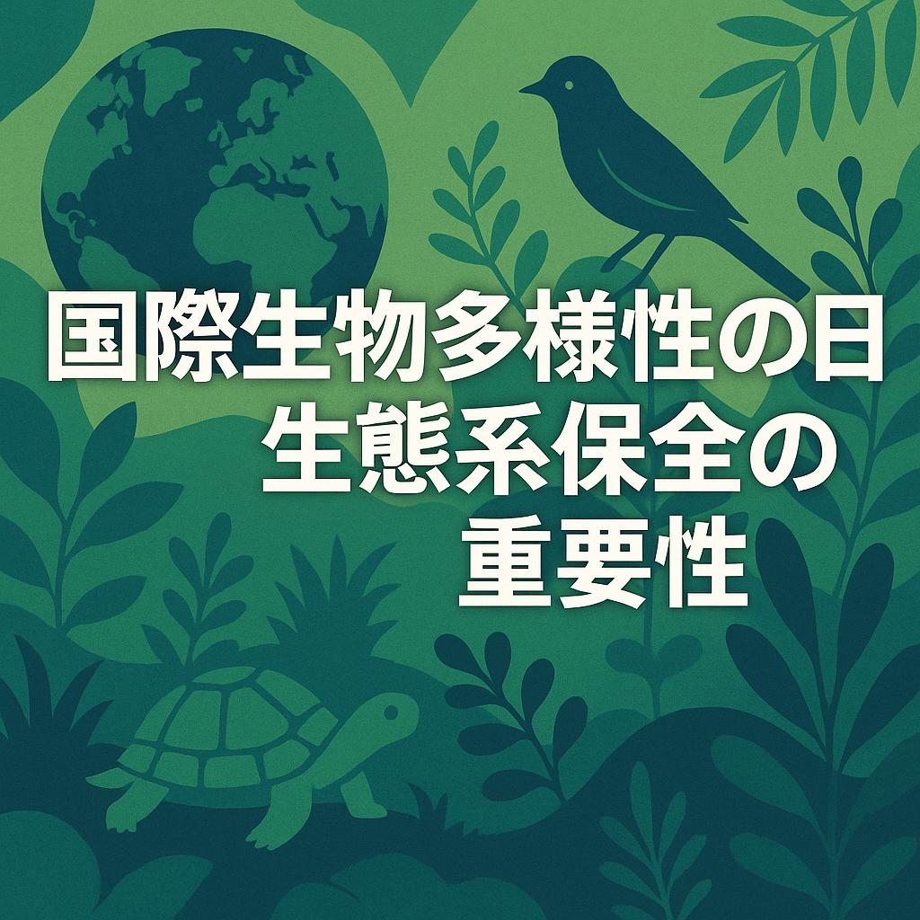 国際生物多様性の日：生態系保全の重要性
