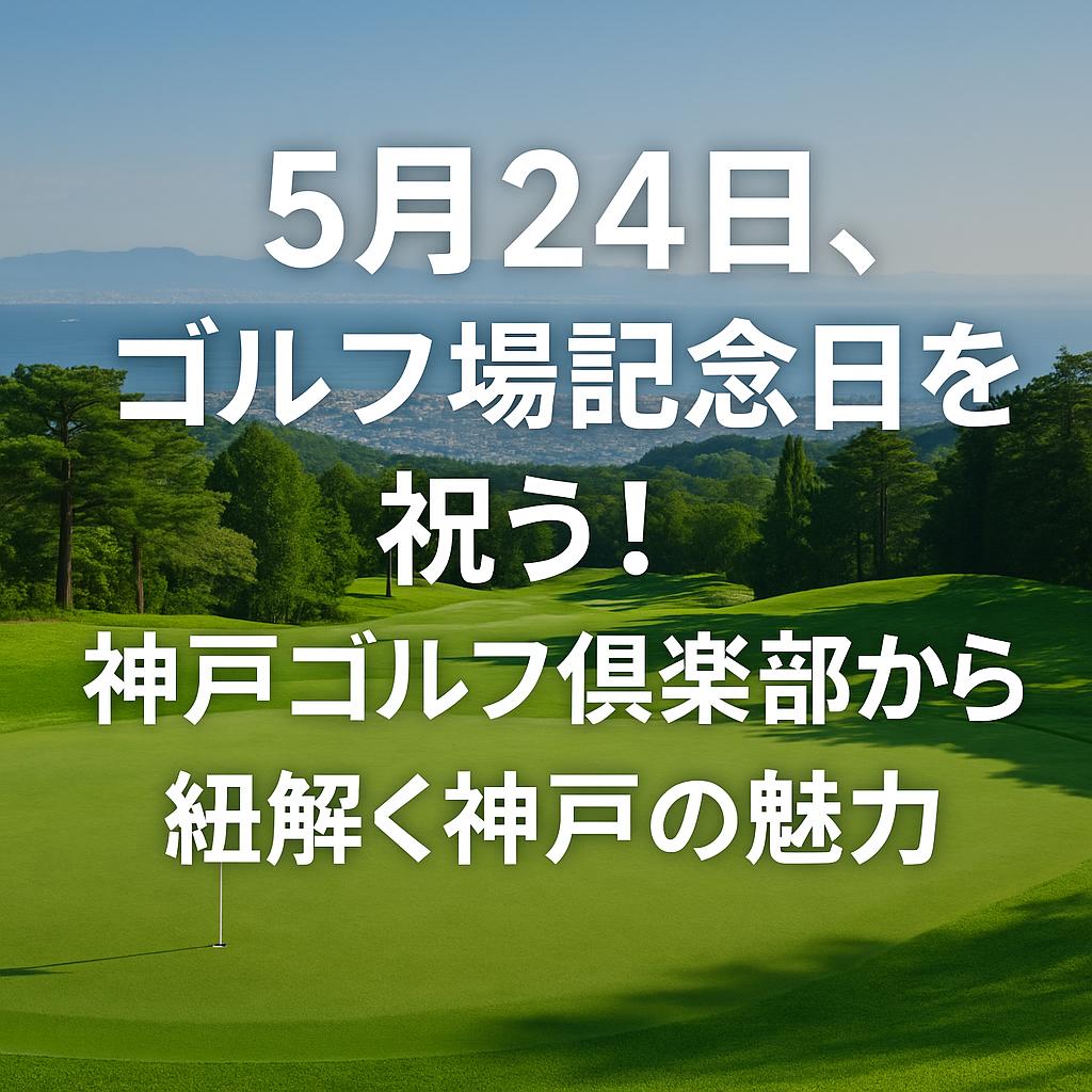 ゴルフ場記念日を祝う！神戸ゴルフ倶楽部から紐解く神戸の魅力