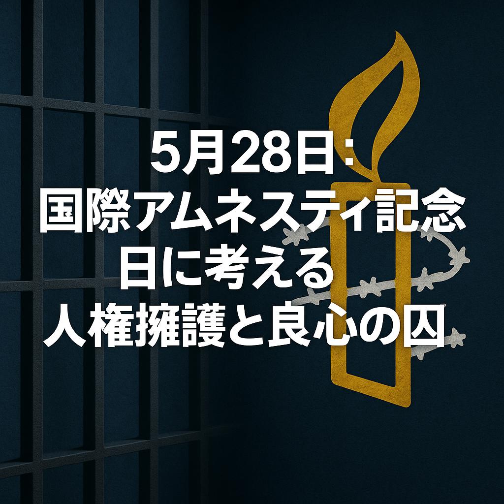 5月28日：国際アムネスティ記念日に考える人権擁護と良心の囚人