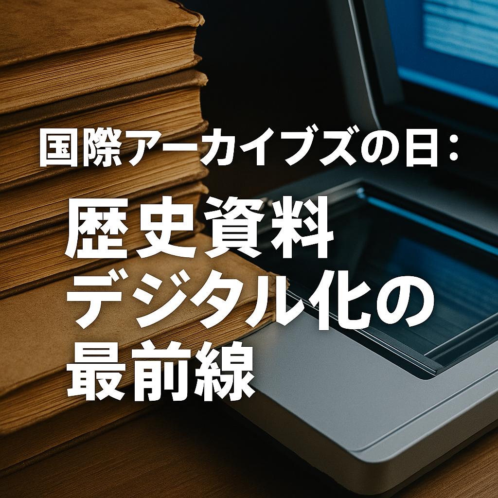 国際アーカイブズの日：歴史資料デジタル化の最前線