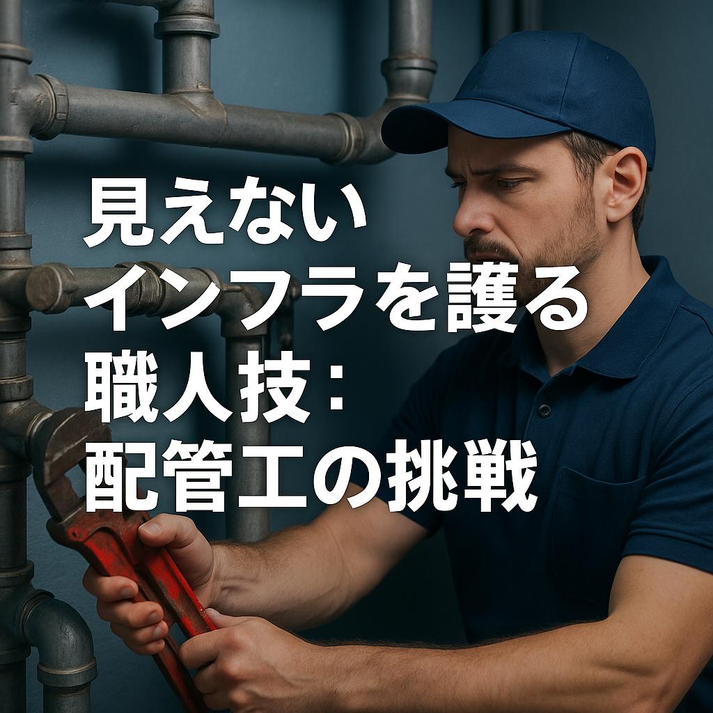 見えないインフラを護る職人技：配管工の挑戦