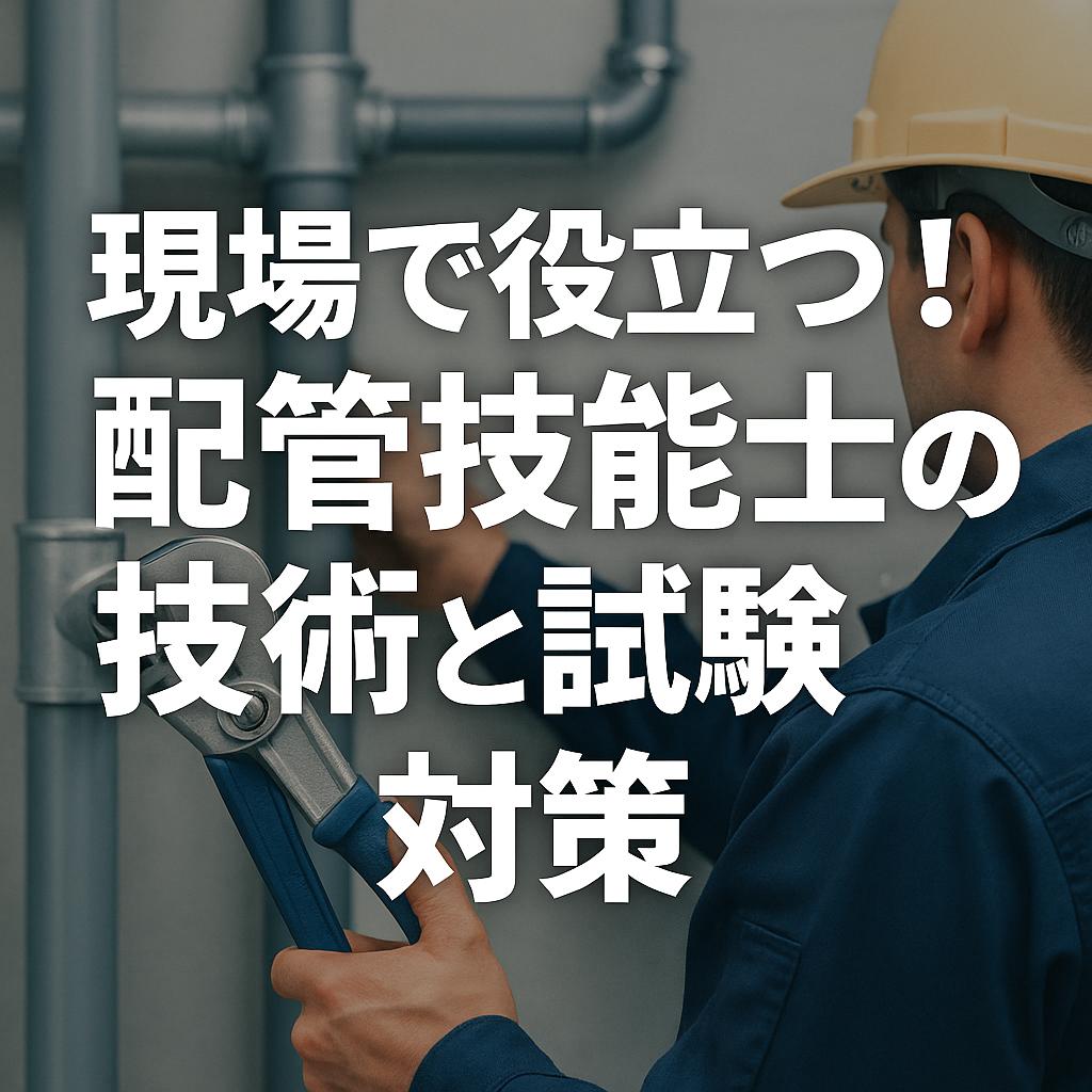 現場で役立つ！配管技能士の技術と試験対策