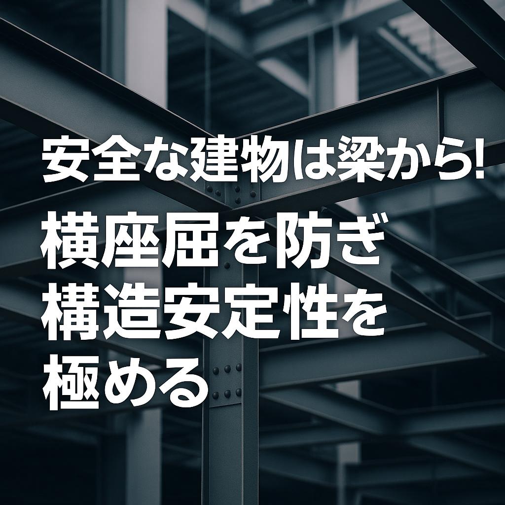 安全な建物は梁から!横座屈を防ぎ構造安定性を極める