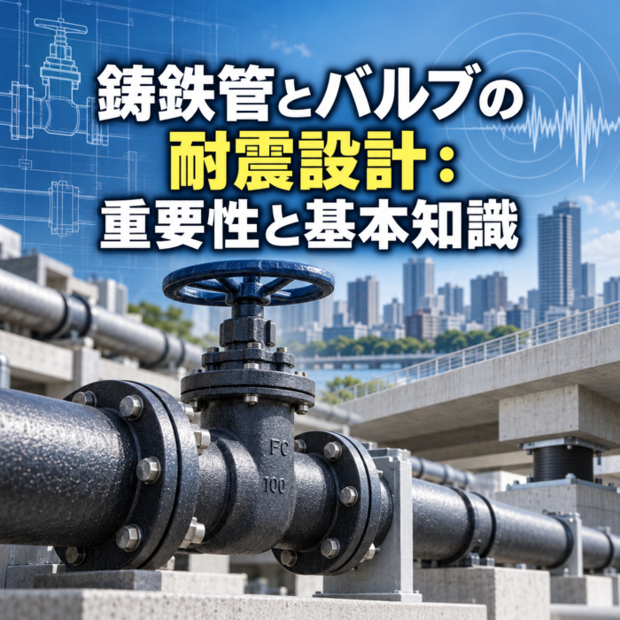 鋳鉄管とバルブの耐震設計：重要性と基本知識
