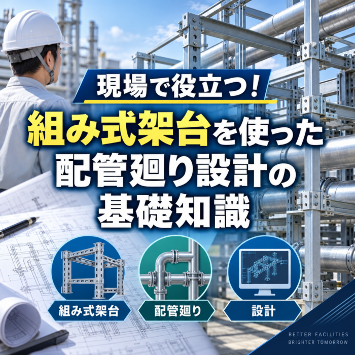 現場で役立つ！組み式架台を使った配管廻り設計の基礎知識