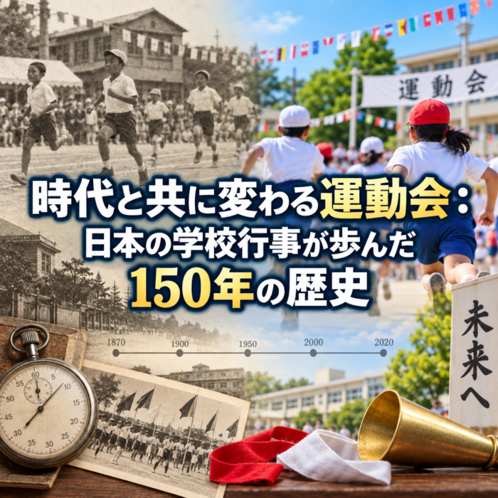 時代と共に変わる運動会：日本の学校行事が歩んだ150年の歴史